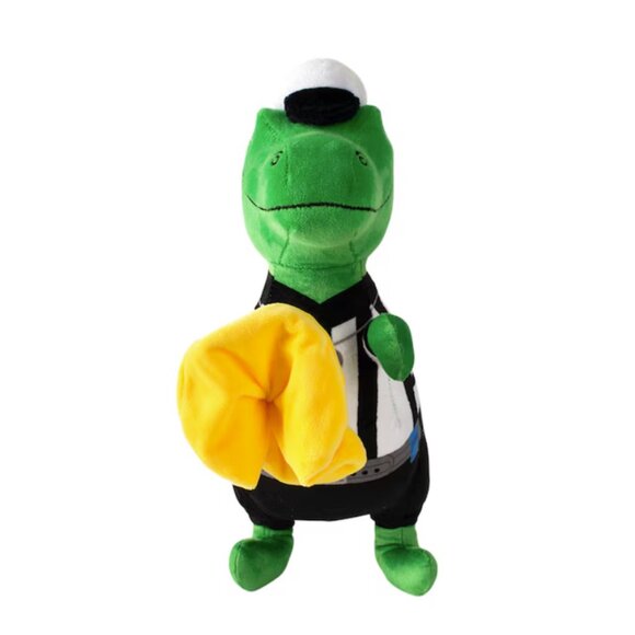 Fringe Studio Wagsdale Green Dinosaur referee Dog Toy - Picture 3 of 3